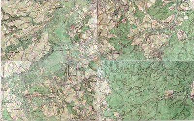 Map of Uccle by Joseph de Ferraris